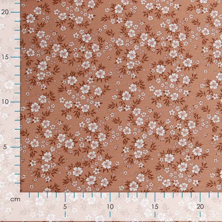 Jersey - Blumengarten - Lachs