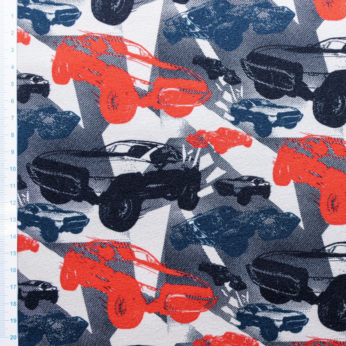 Sweat French Terry Digitaldruck by Poppy DreamWorks Fast & Furious - Rennautos