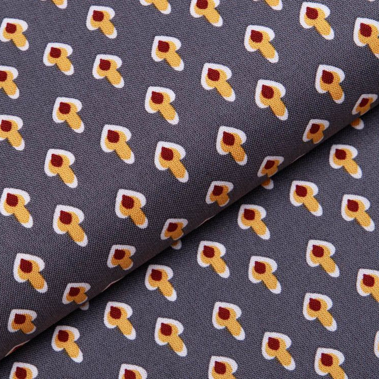 Webware Baumwolle by Klaranähta - Tropfen - grau