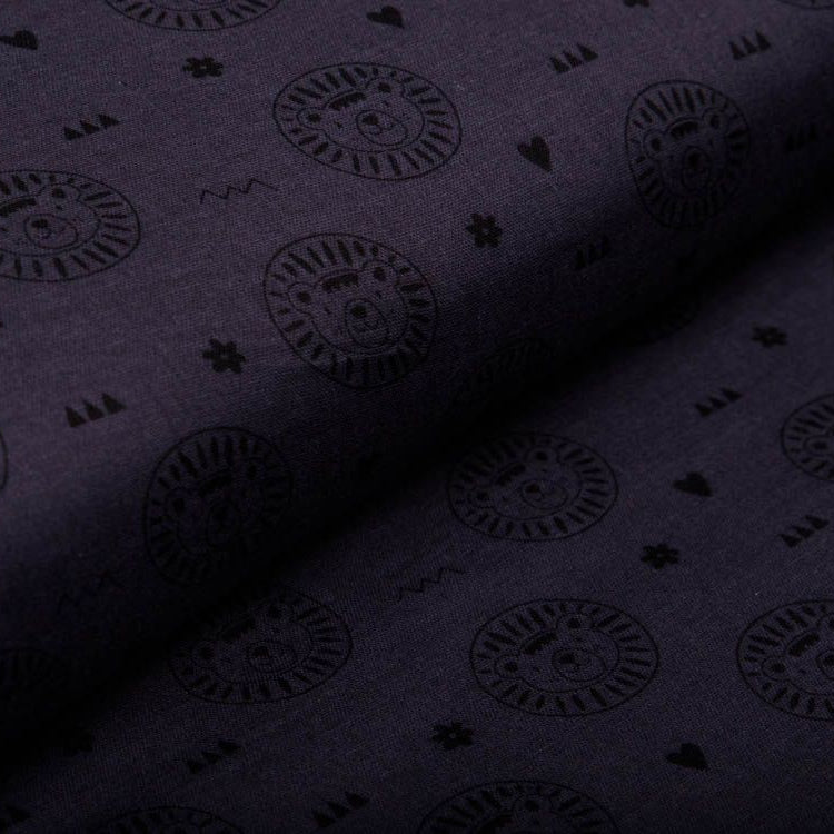 Musselin Baumwolle Hydrofiel Double Gauze - Löwen - terrakotta