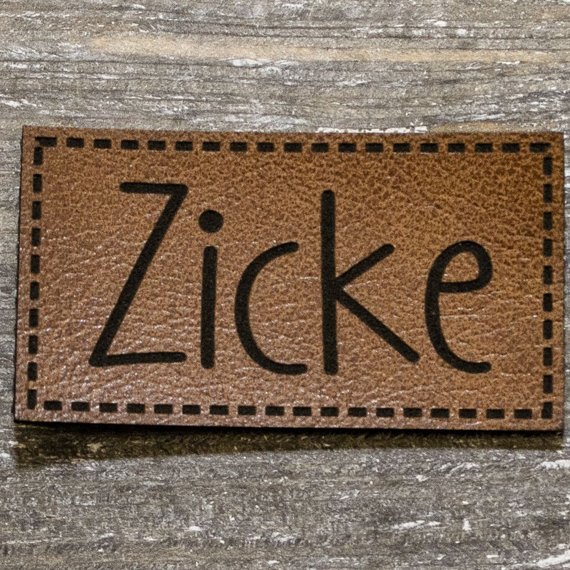 Label Kunstleder KDS - Zicke