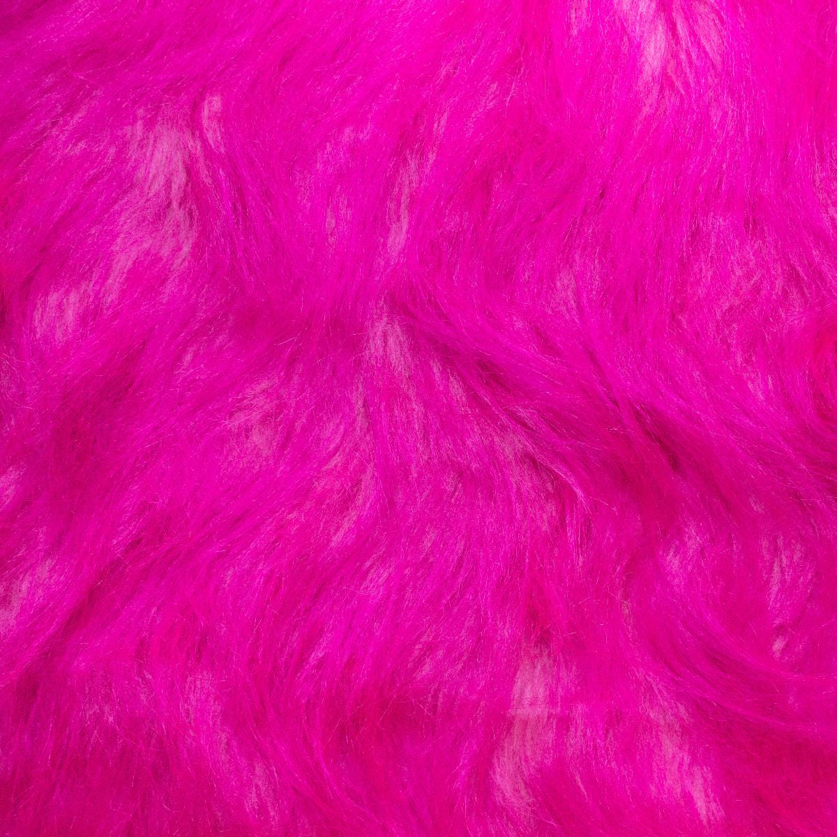 Fellimitat Kunstpelz - Langhaar - Zottel - uni