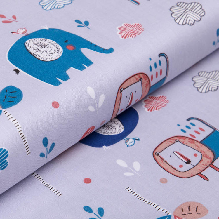 Webware Baumwolle Popeline - Safari-Tiere