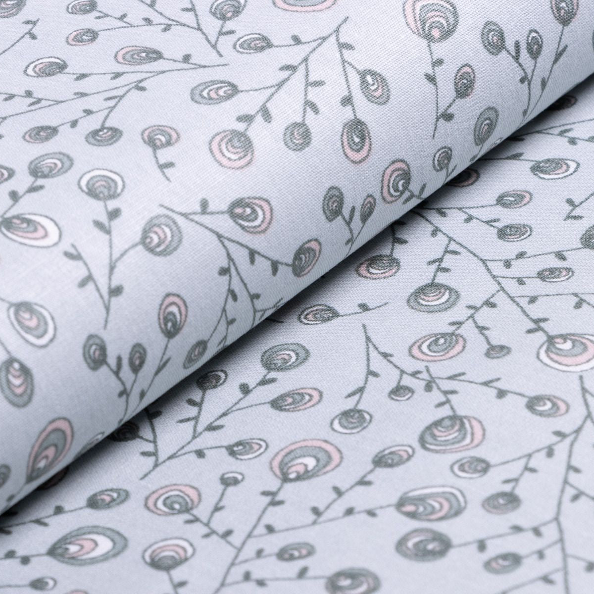 Webware Popeline Baumwolle - blühende Äste