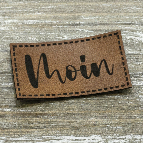 Label Kunstleder KDS - Moin - braun