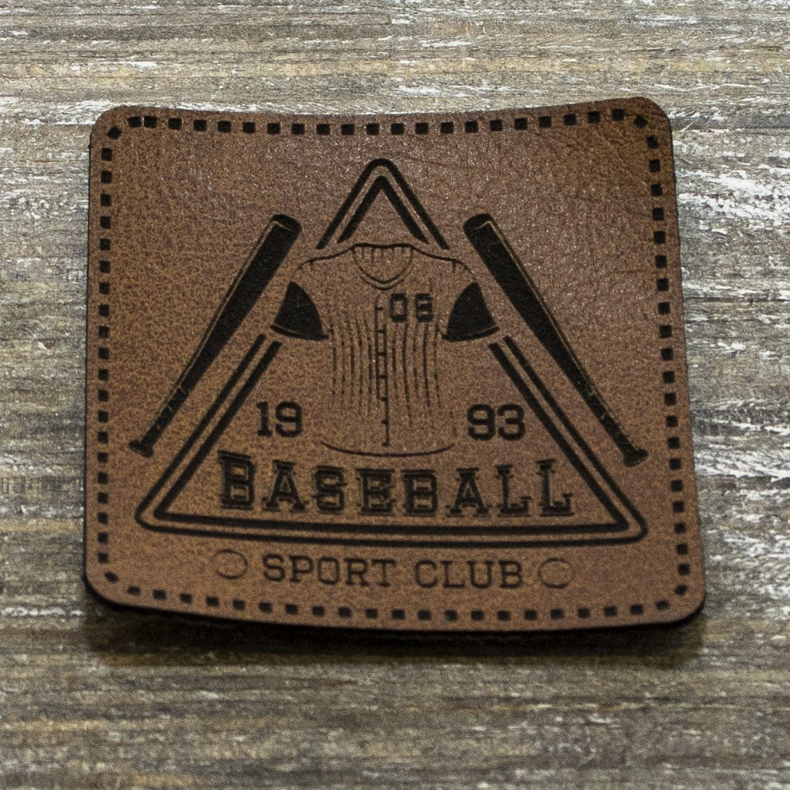 Label Kunstleder KDS - Baseball - braun