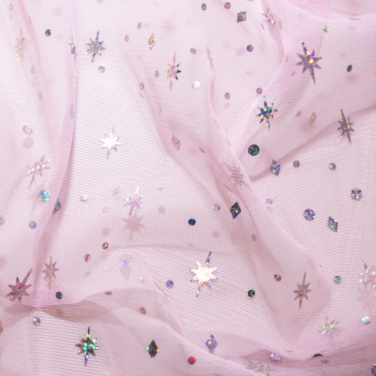 Tüll Elsa Swafing - soft - glitzernde Sternchen