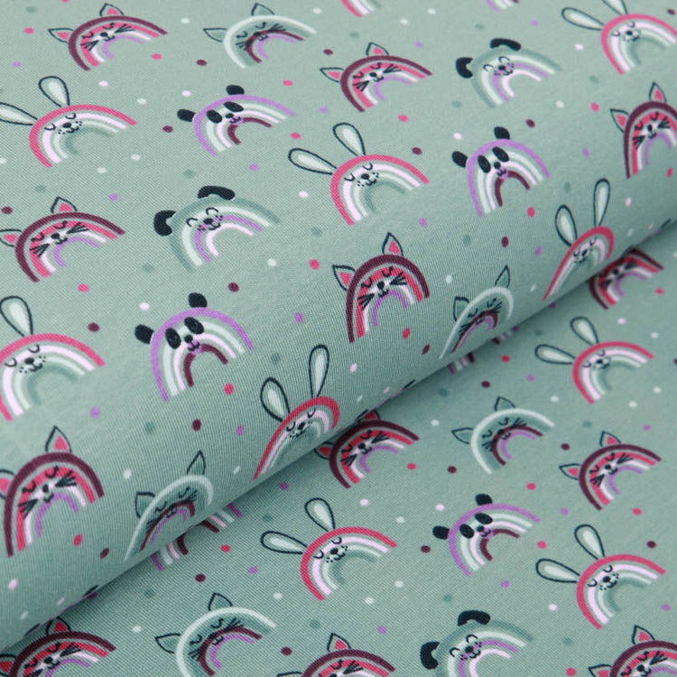 Jersey - tierische Regenbögen - Altmint