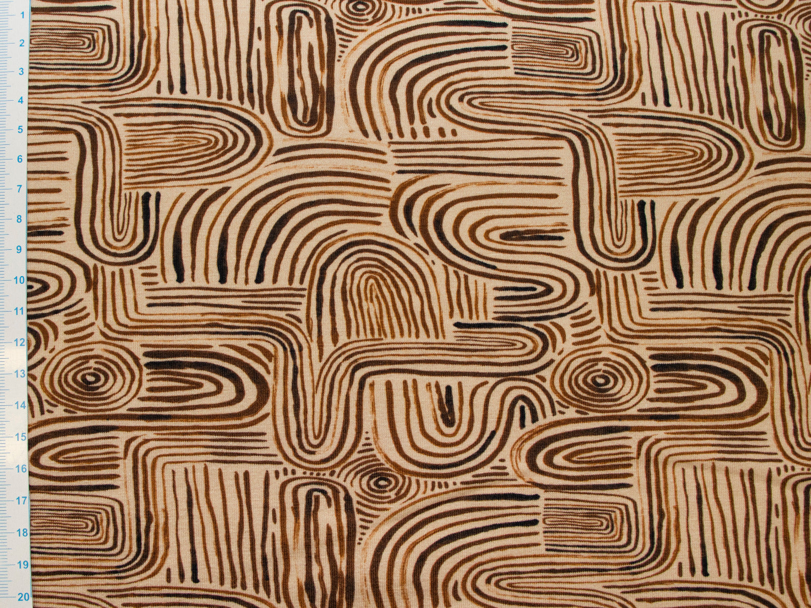 Jersey Baumwolle Swafing Patty - Holzmuster