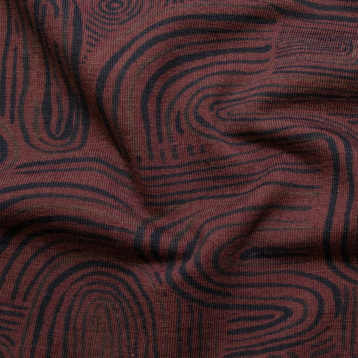 Jersey Baumwolle Swafing Patty - Holzmuster