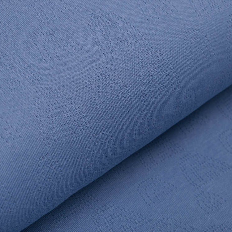 Baumwolle Feinstrick-Jersey Pointoille Lochmuster - Regenbögen