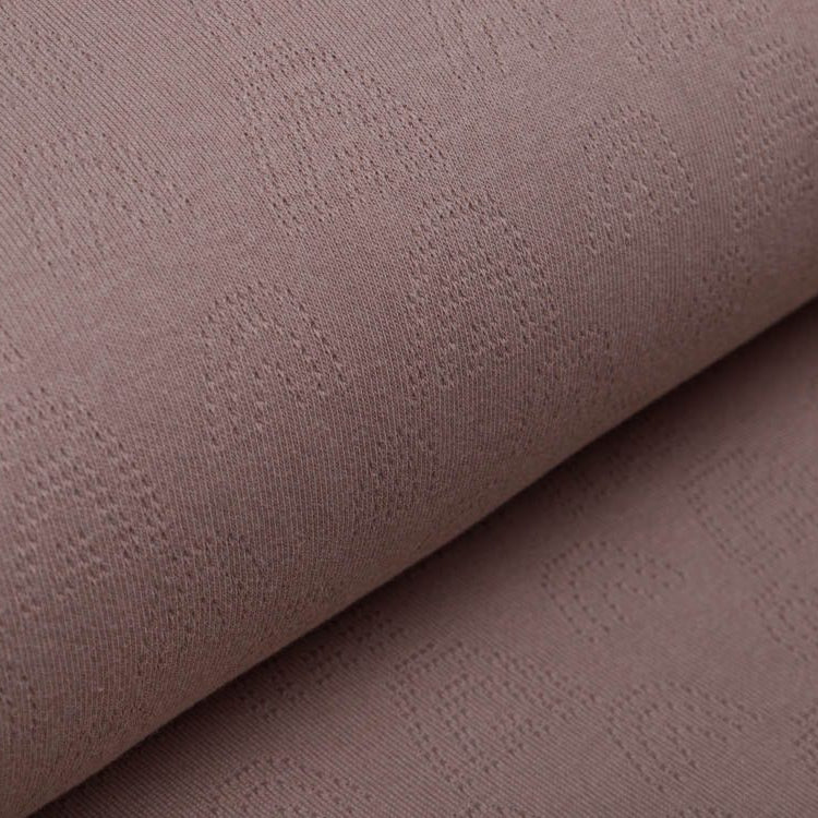 Baumwolle Feinstrick-Jersey Pointoille Lochmuster - Regenbögen