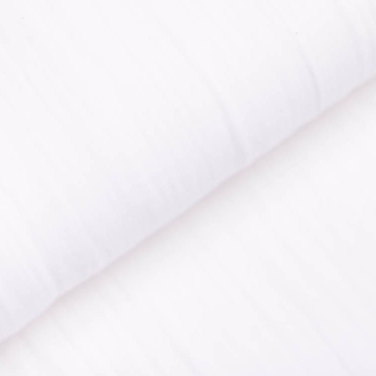 Musselin Baumwolle Hydrofiel Double Gauze Fashion - uni weiß