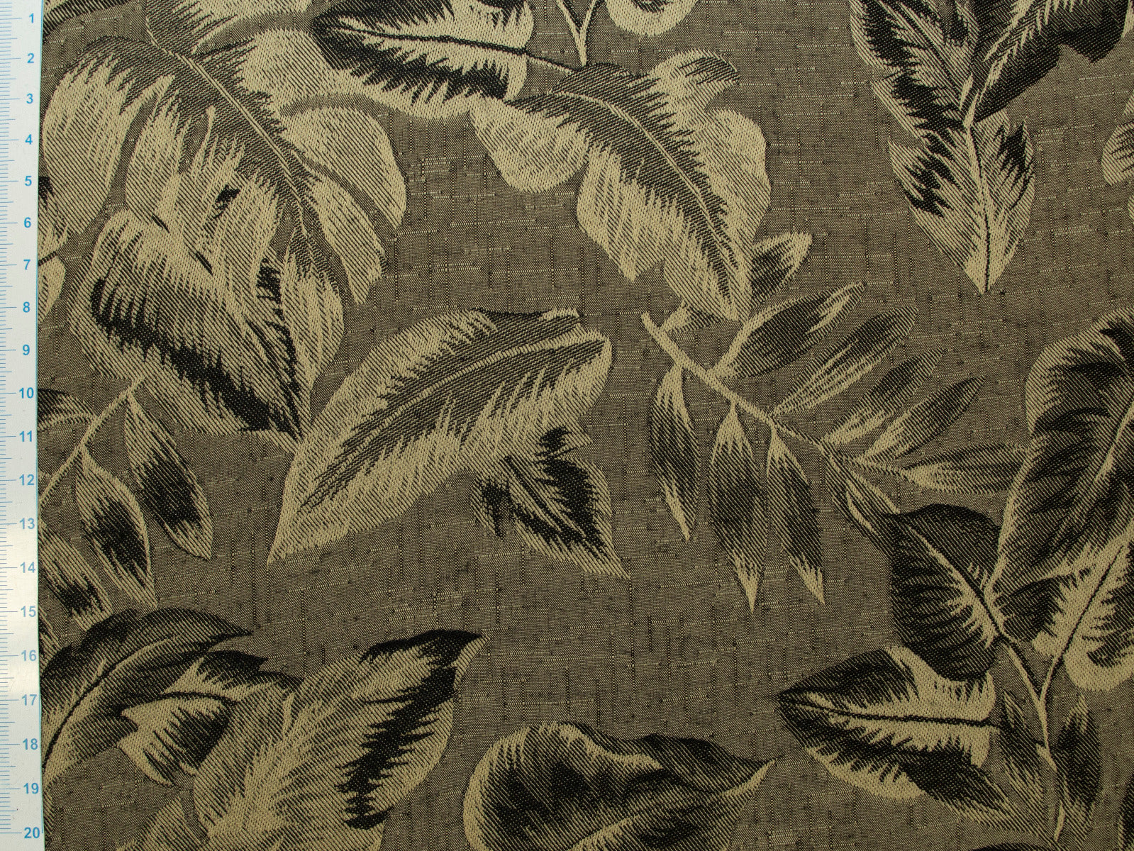 Webware Viskose Mix - Palmenblätter - grün