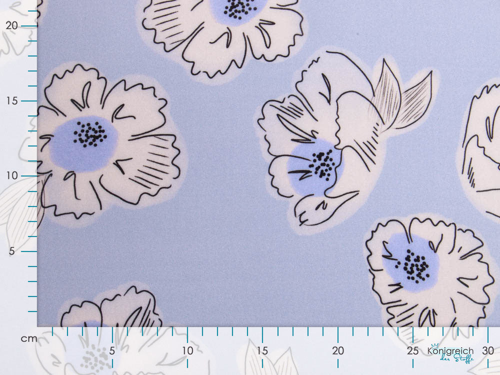 Webware Viskose Swafing Happy Me by Cherry Picking - Blüten