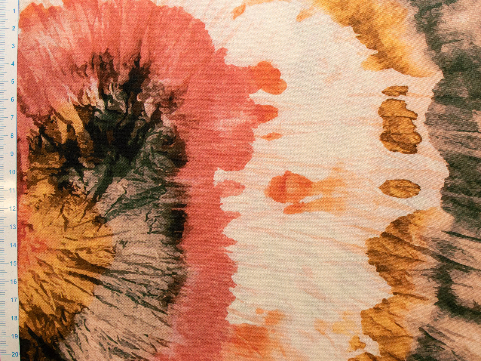 Webware Viskose Digitaldruck - Batik