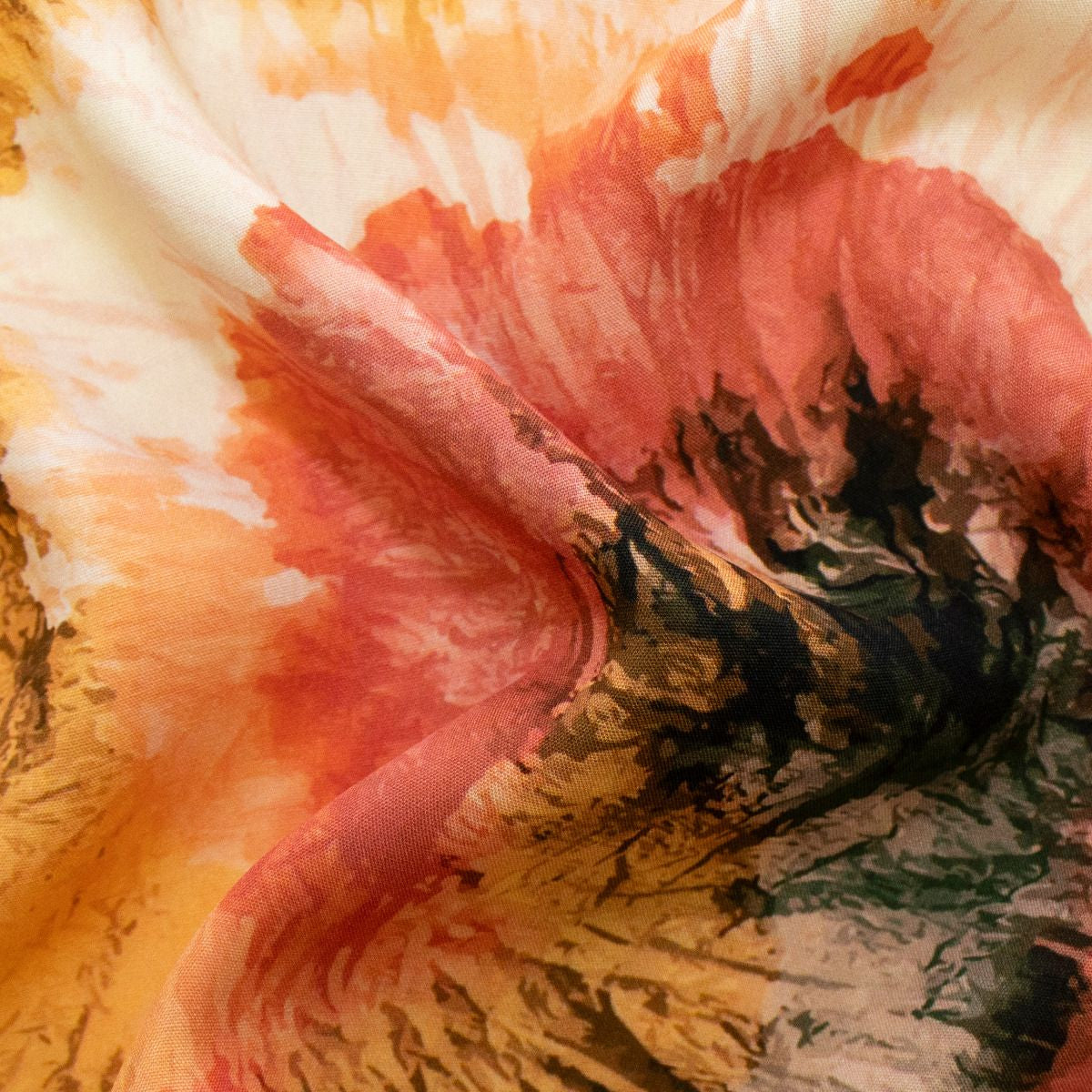 Webware Viskose Digitaldruck - Batik