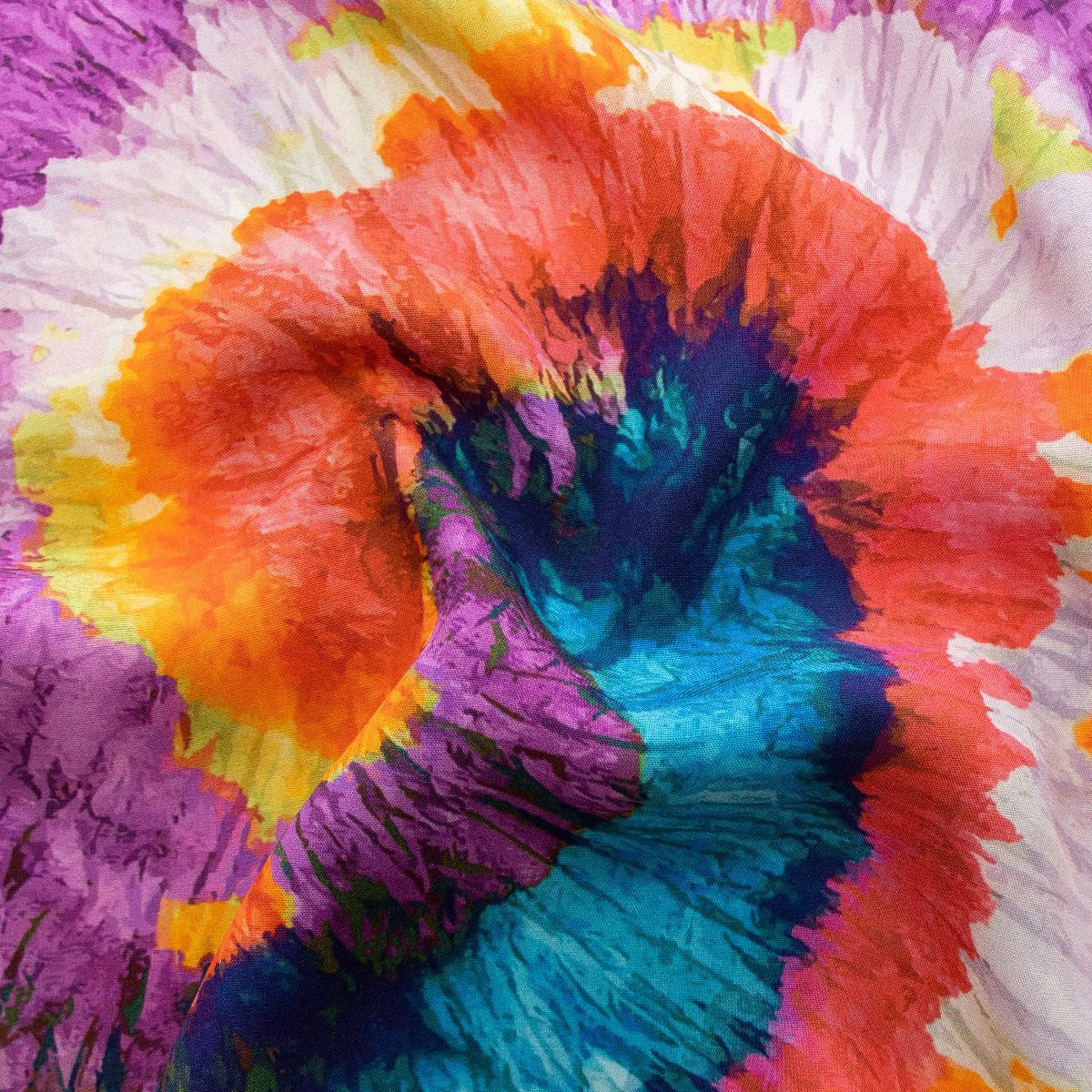 Webware Viskose Digitaldruck - Batik