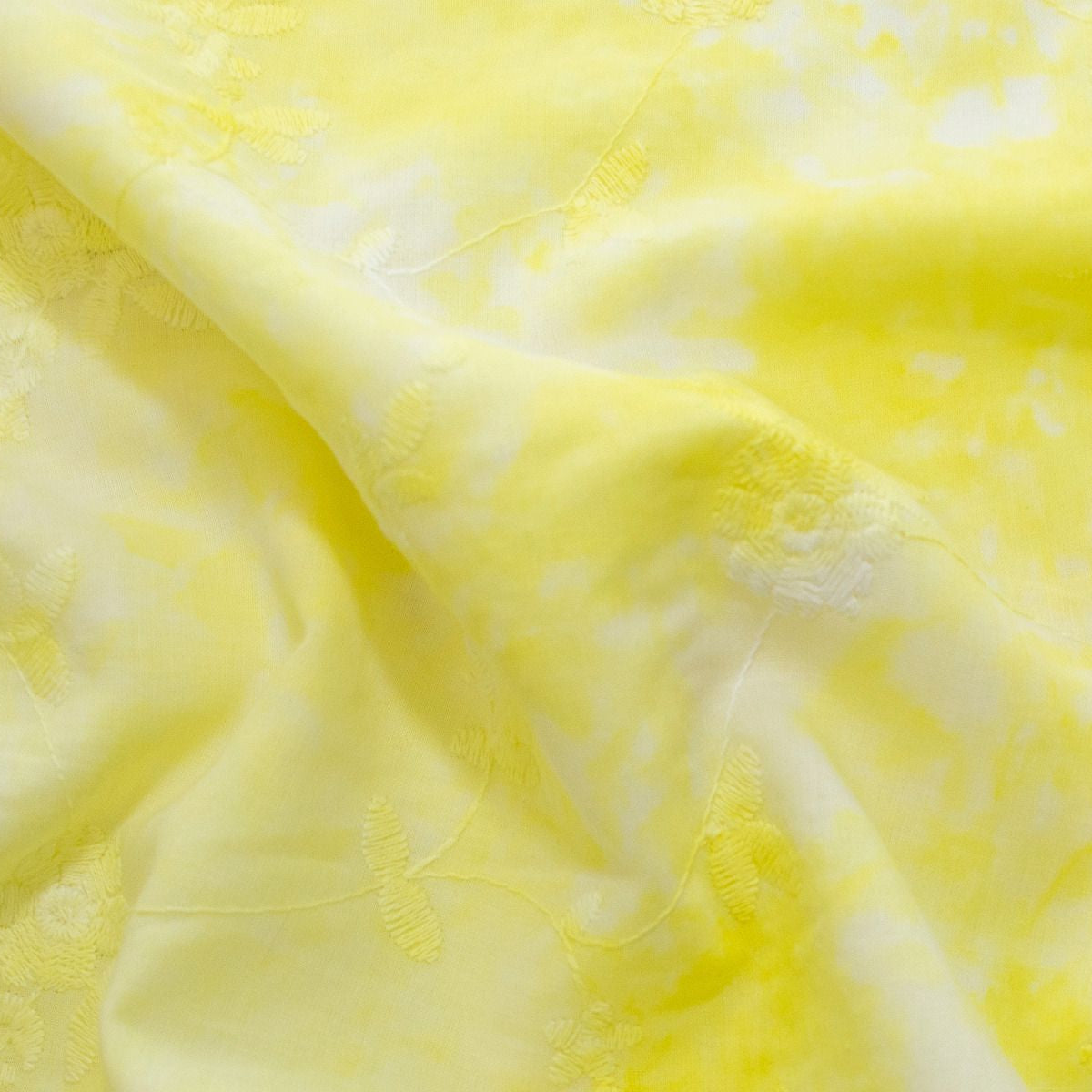 Webware Baumwolle Batist bestickt - Batik