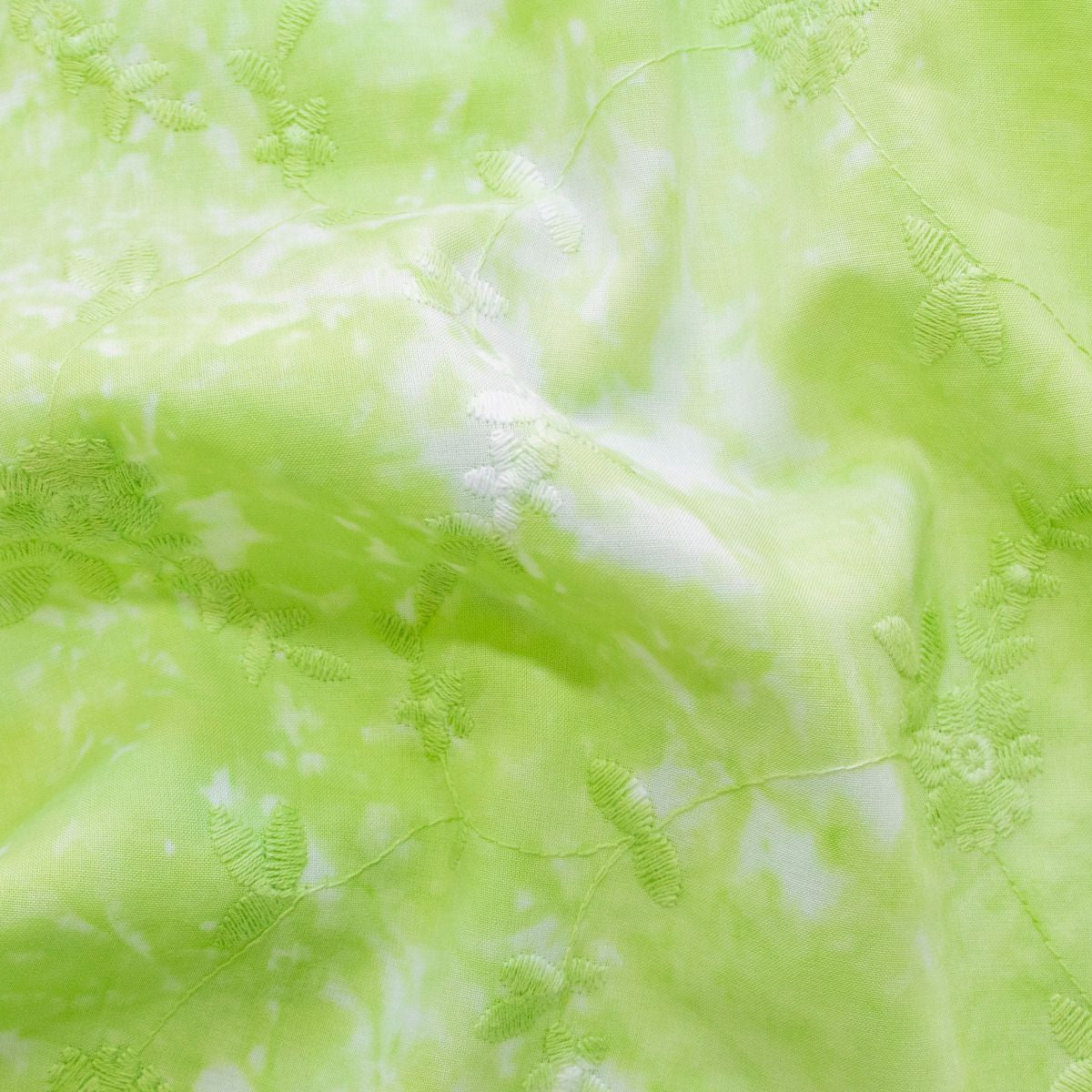 Webware Baumwolle Batist bestickt - Batik