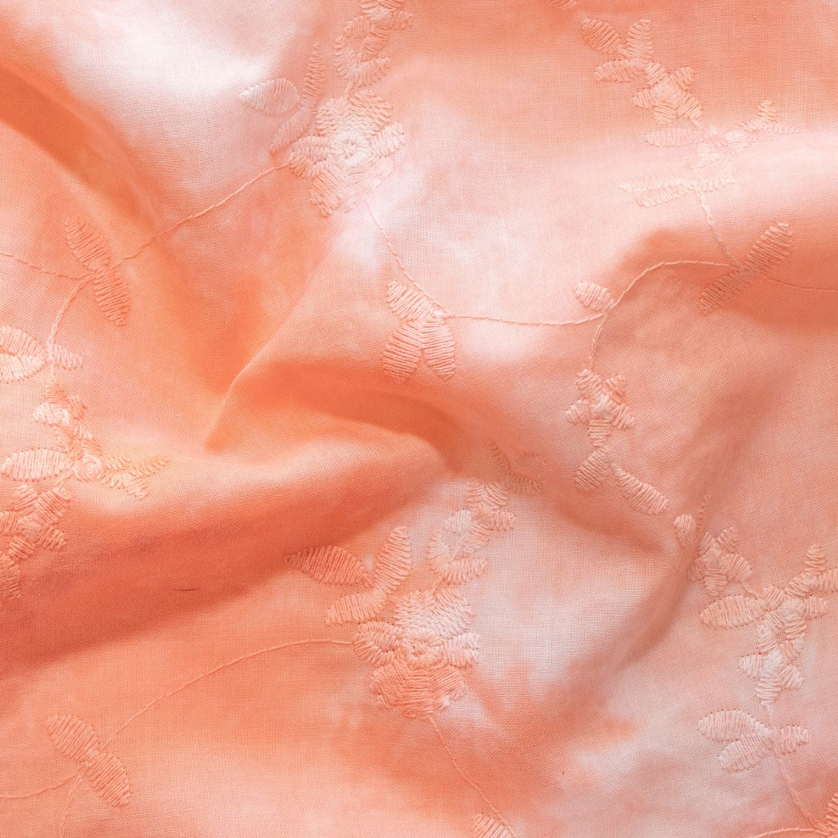 Webware Baumwolle Batist bestickt - Batik