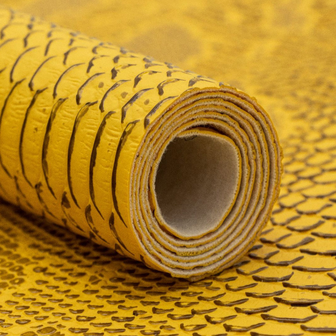 Struktur Kunstleder Coupon ca. 50 cm x 70 cm - Reptiloptik