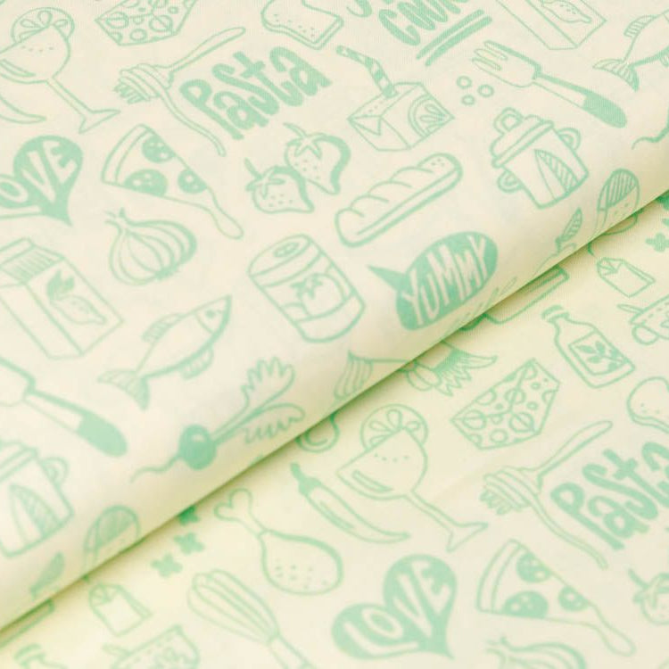 Webware Baumwolle Organic - Küche - blassgelb