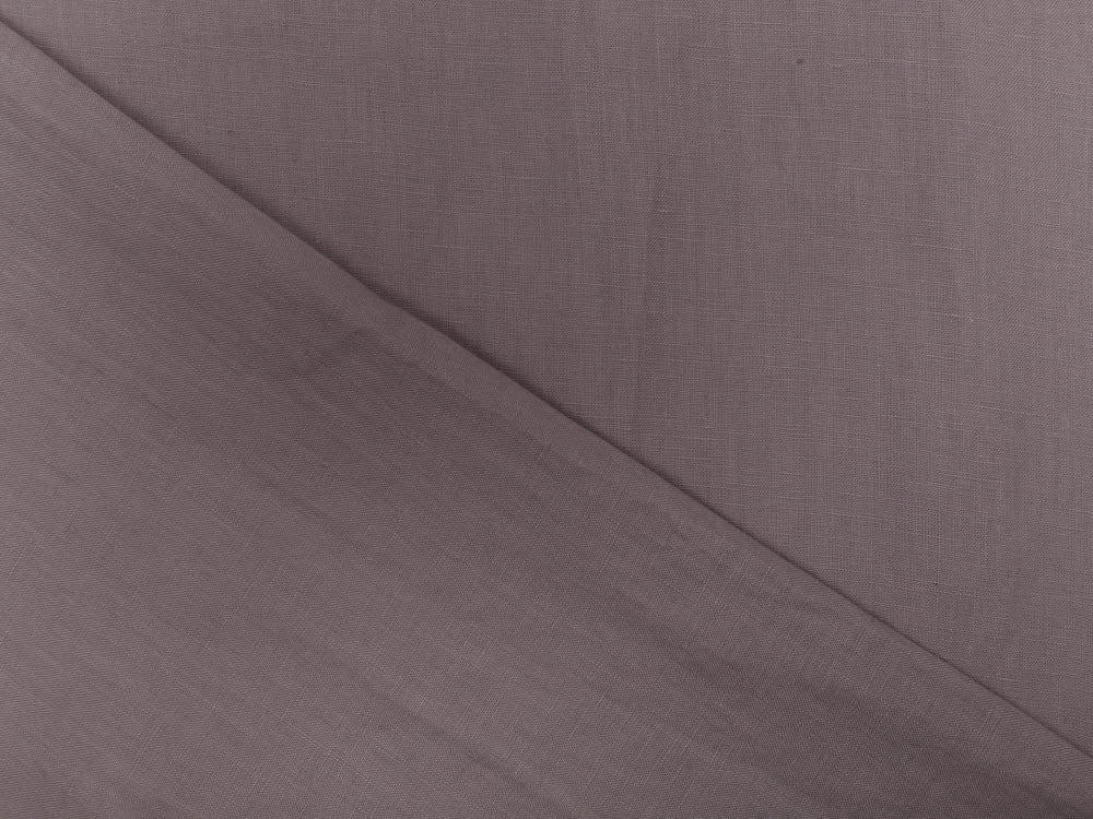 Leinen WASHED LINEN - uni grau