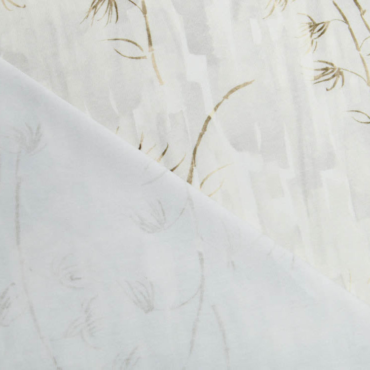 Jersey Digitaldruck Auva - lange Gräser - beige