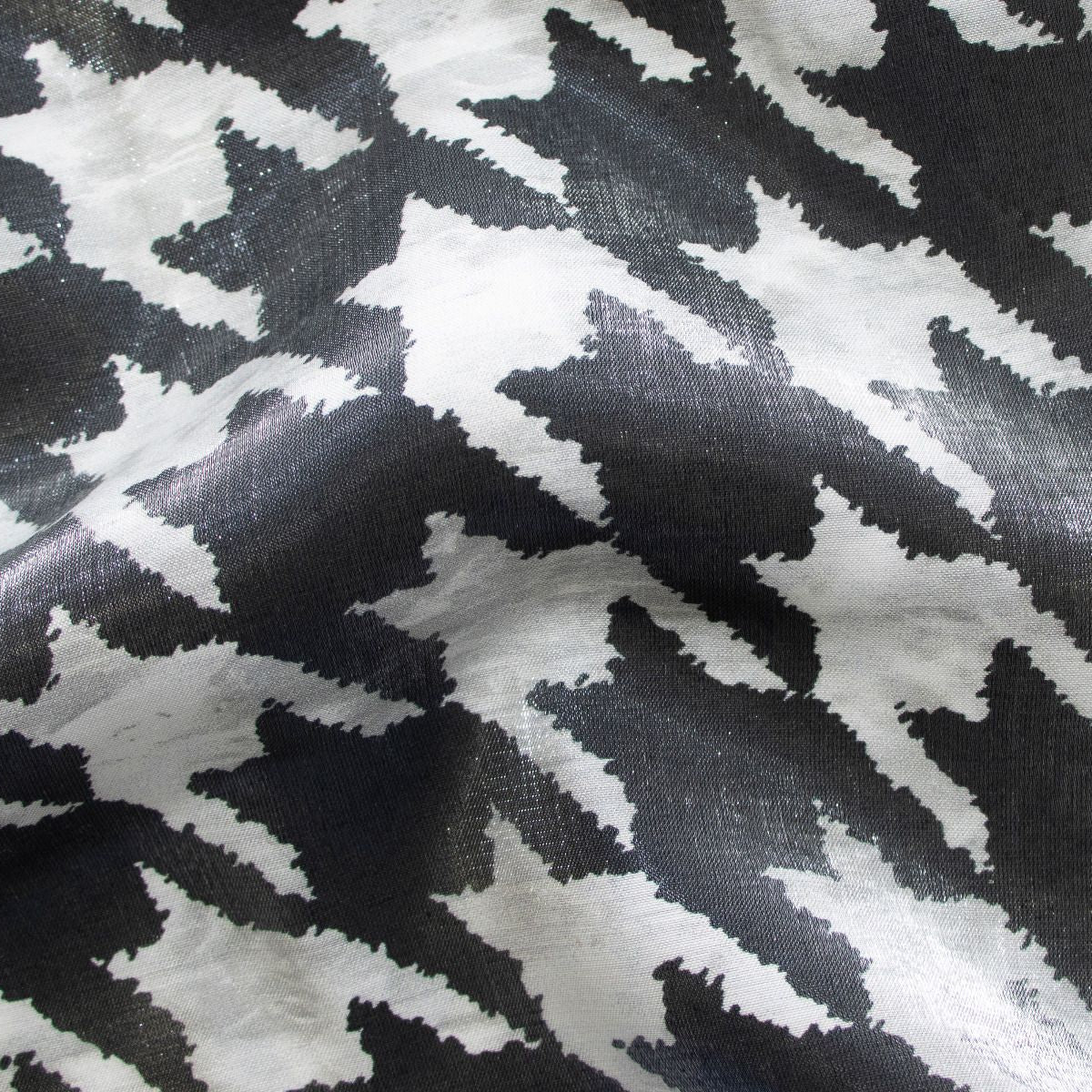 Webware Viskose - Hahnentritt - dunkelgrau - weiß