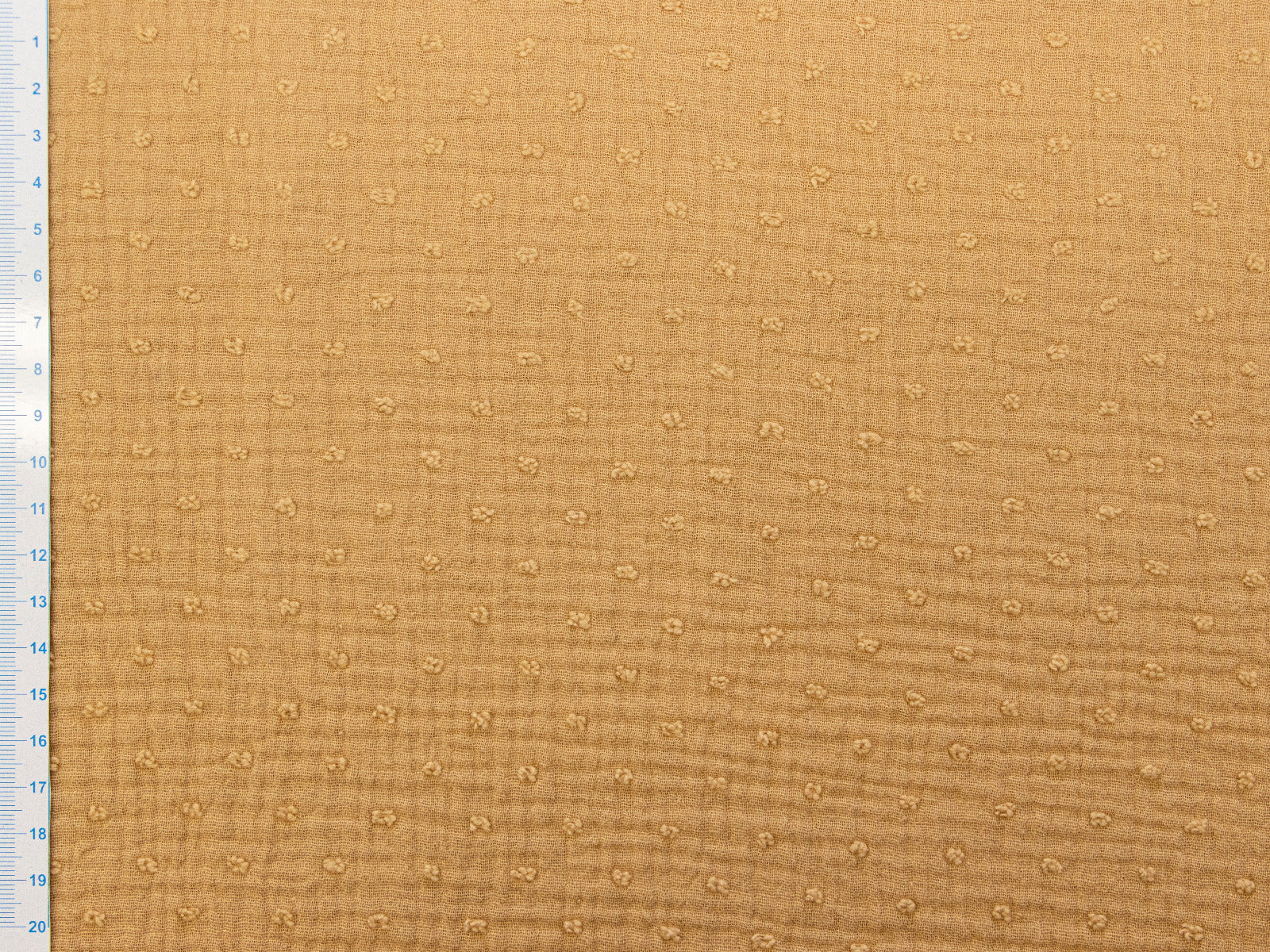 Musselin Baumwolle Double Gauze Dobby - uni