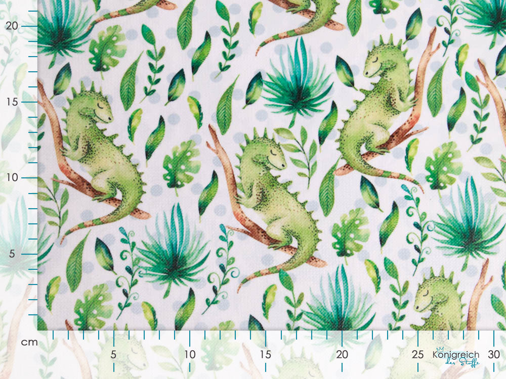 Struktur Velvet - Chamäleons - weiß