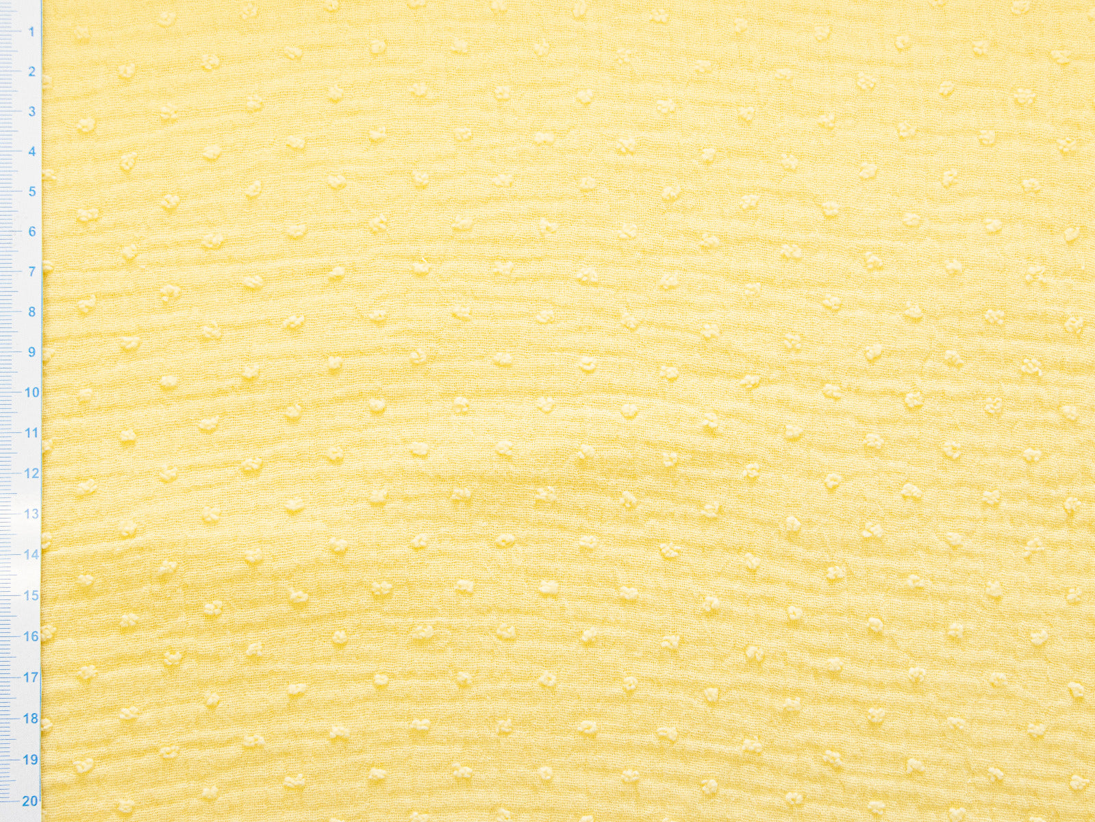 Musselin Baumwolle Double Gauze Dobby - uni