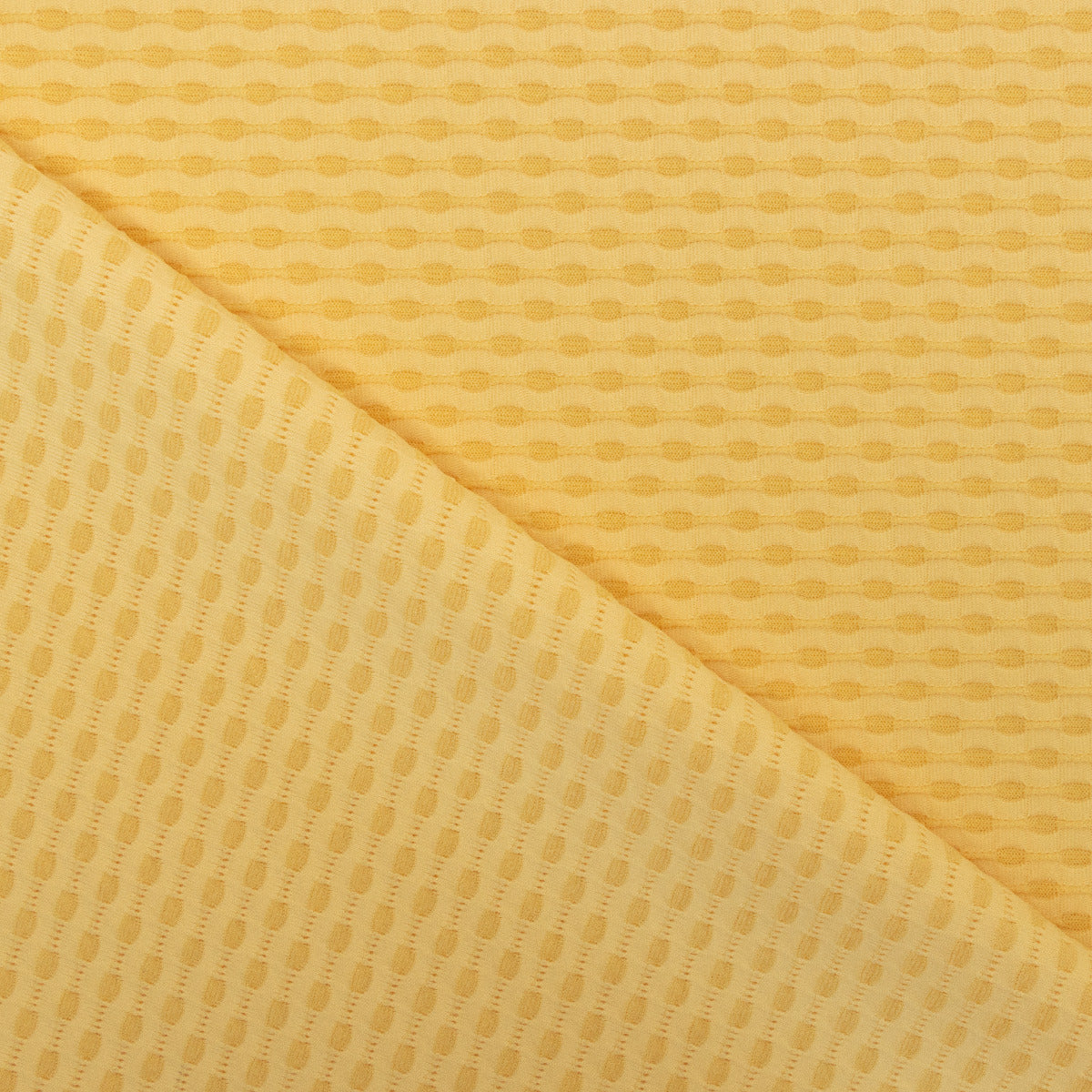 Jacquard Nylon mit haptischer Struktur - gelb