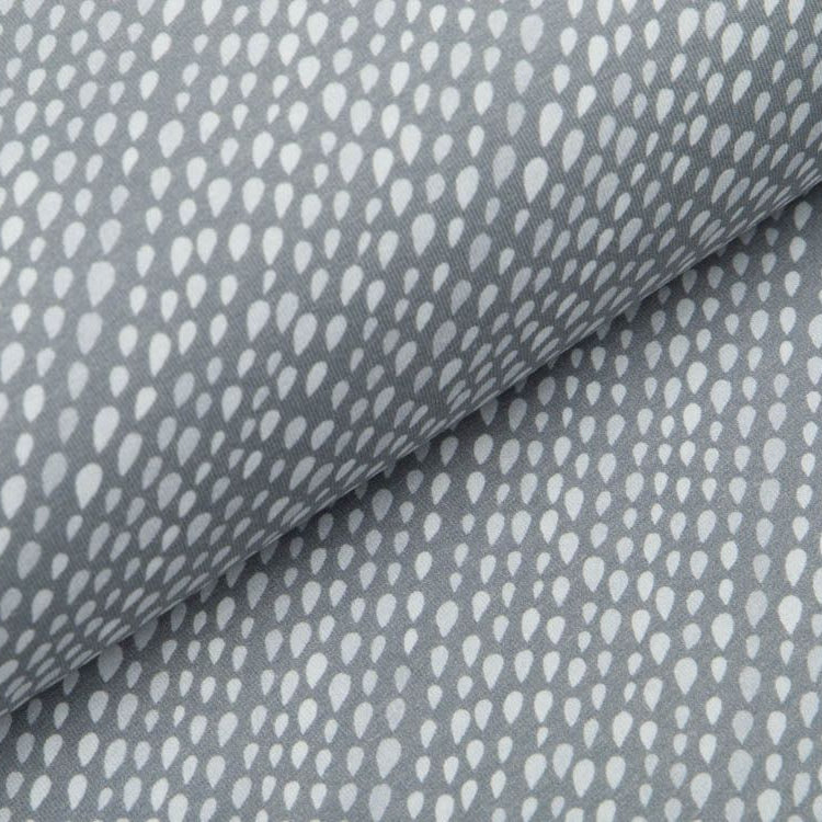 Jersey Swafing Lets`s Rain again - Regentropfen - grau