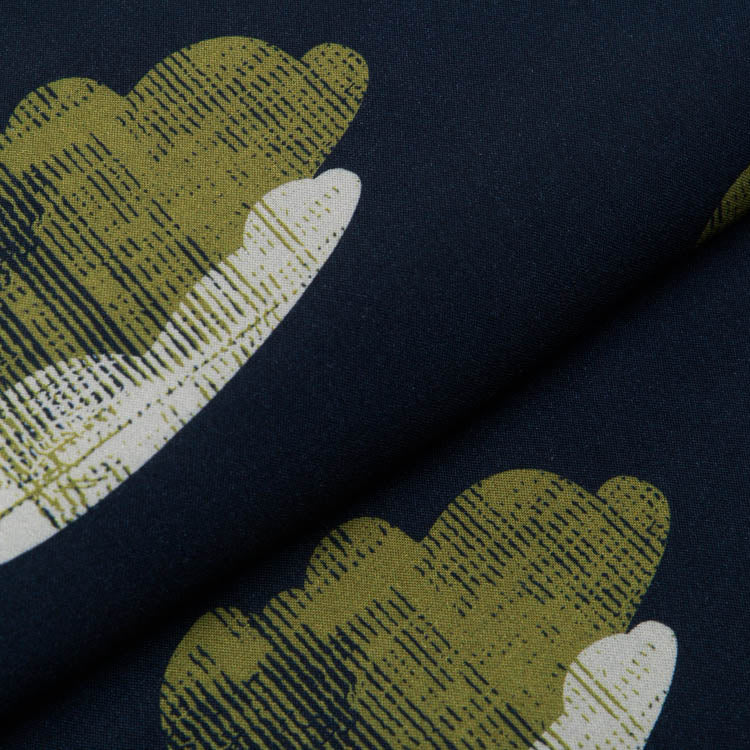 Webware Viskose Swafing Glowing Clods by Käselotti - schraffierte Wolken