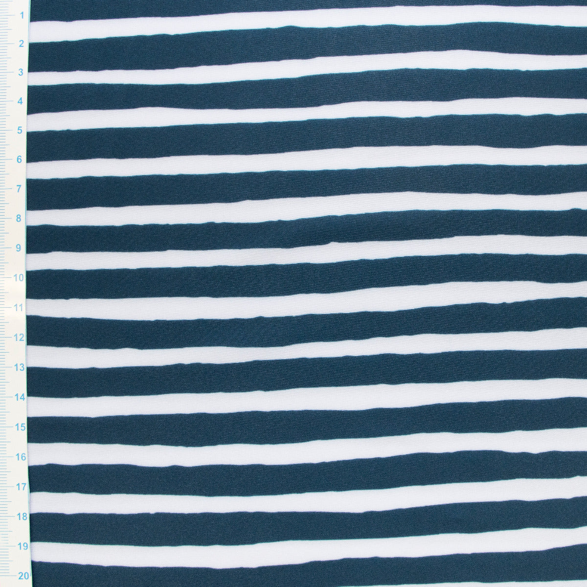 Swimwear Jersey Badestoff UV Protection UPF 50 Streifen - marine