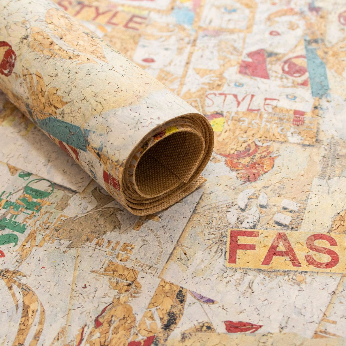 Kork Coupon ca. 50 cm x 67,5 cm - Fashion