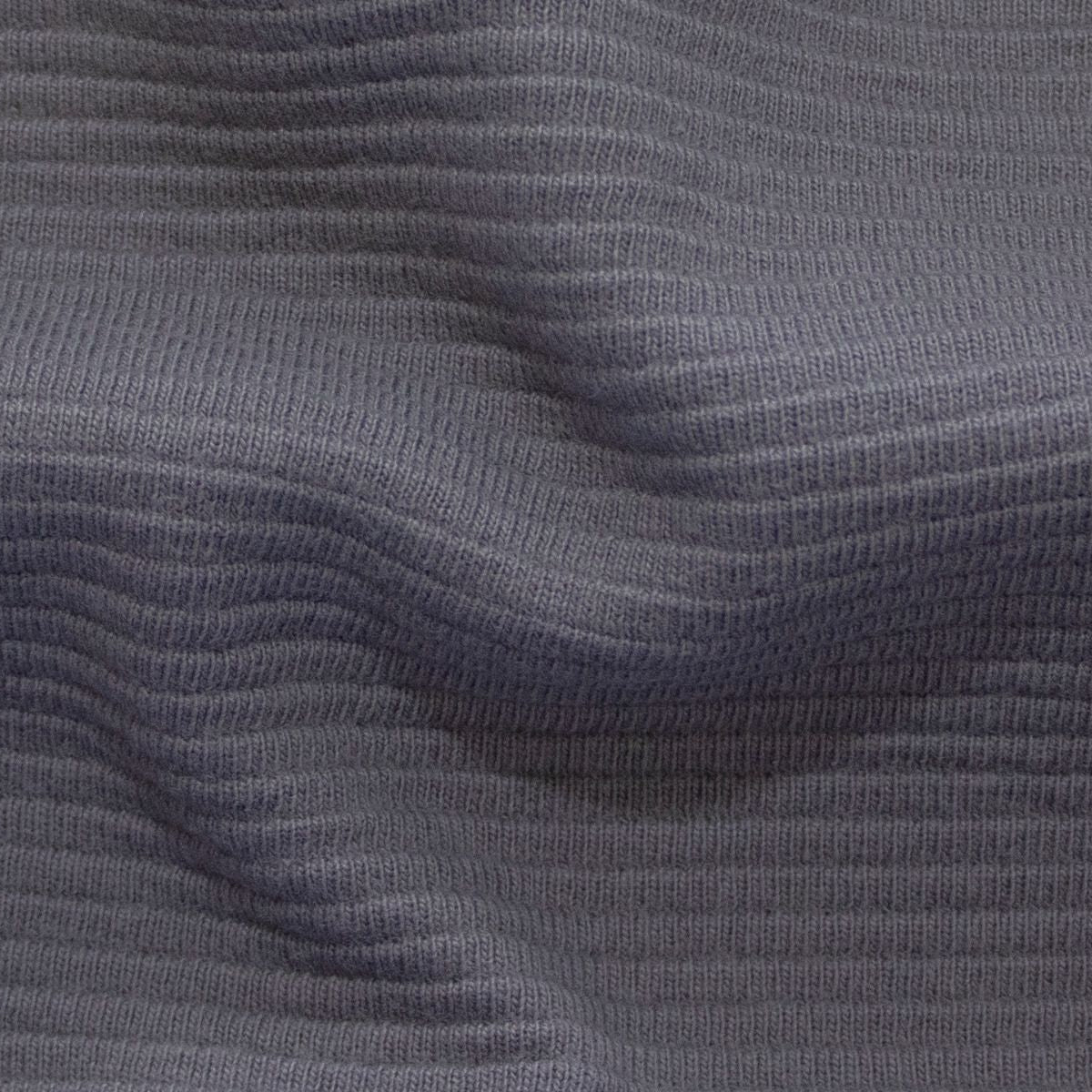 Ripp- Sweat lillestoff - uni - steingrau