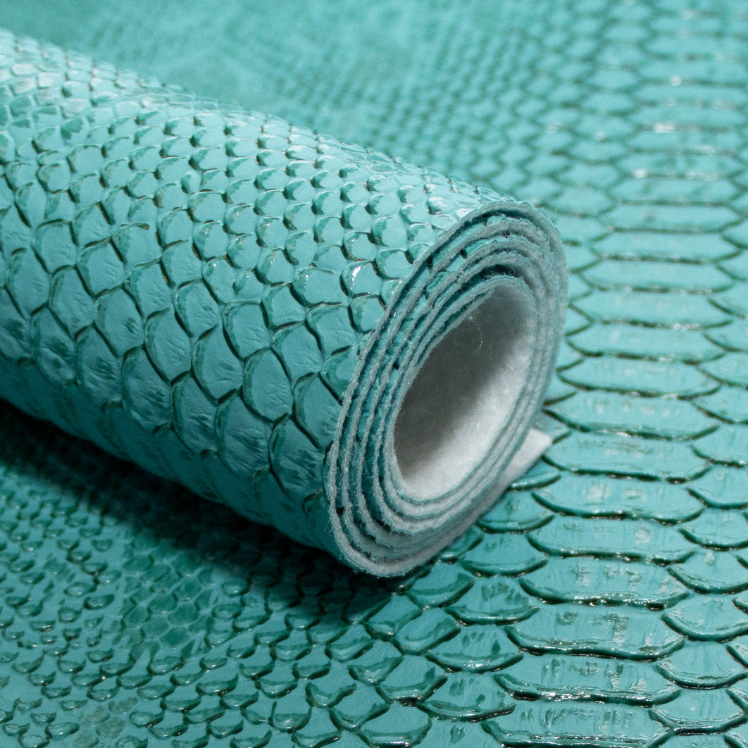 Struktur Kunstleder Coupon ca. 50 cm x 70 cm - Reptiloptik