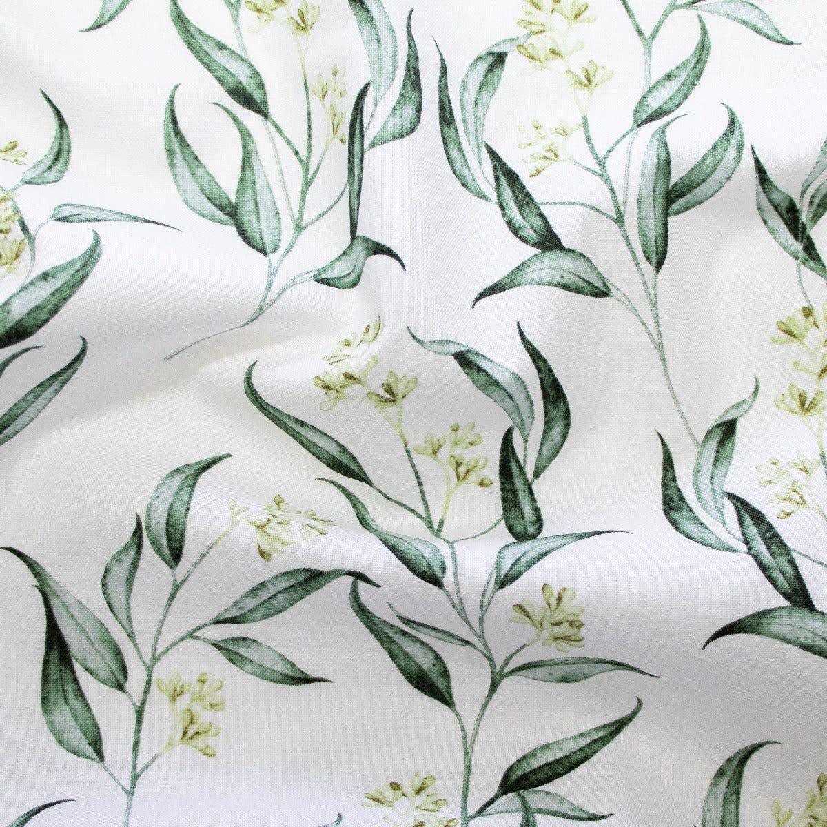 Webware Baumwolle Gütermann ring a roses - Blätter und Blumen