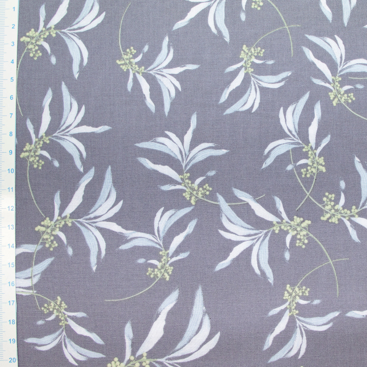 Webware Baumwolle Gütermann ring a roses - Blätter und Blumen