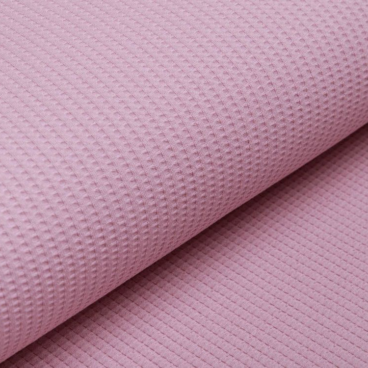 Jersey Waffeloptik Snoozy Stoff - uni