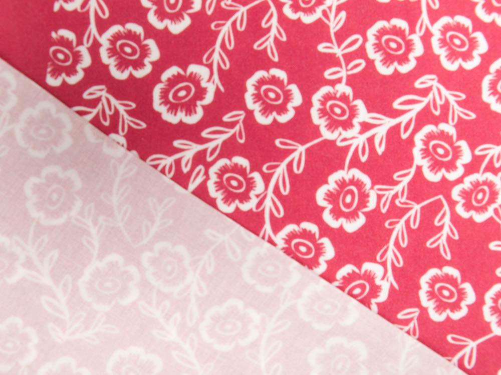 Viskose-Webware Swafing Beach Day by jolijou PANEL ca. 100 x 140 cm - Blumen und Ornamente