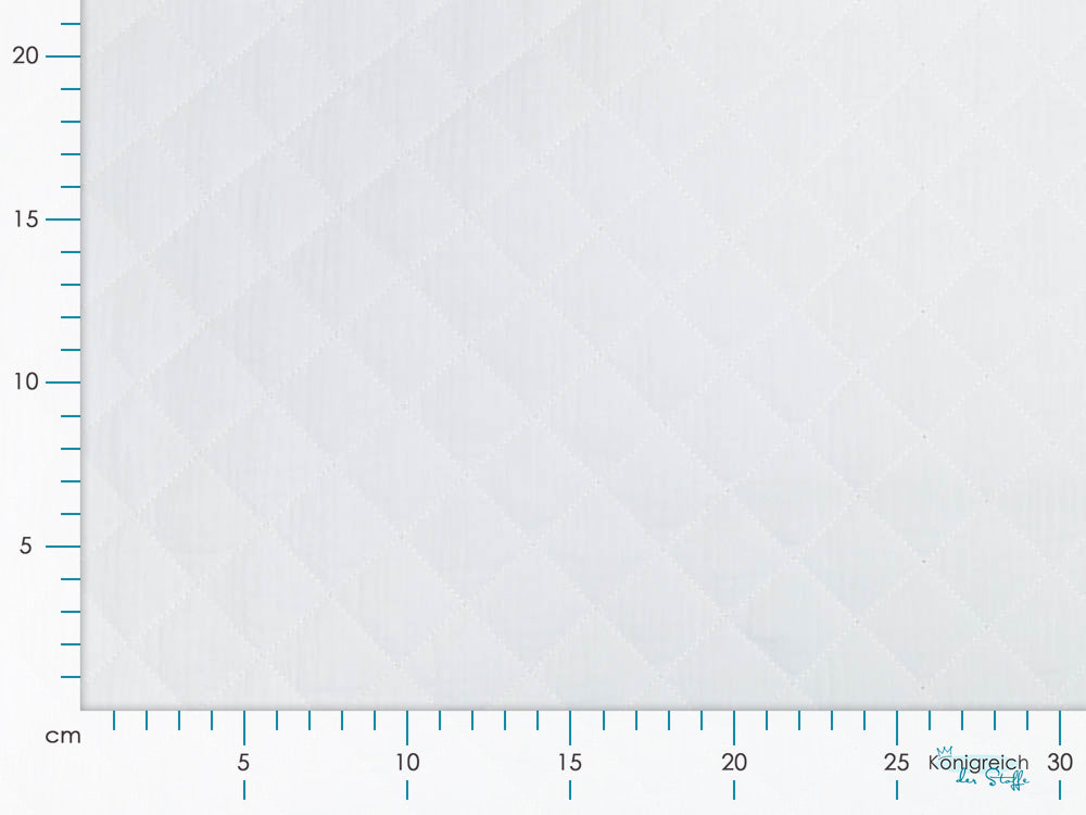 Musselin Double Gauze Rautenstepper - uni