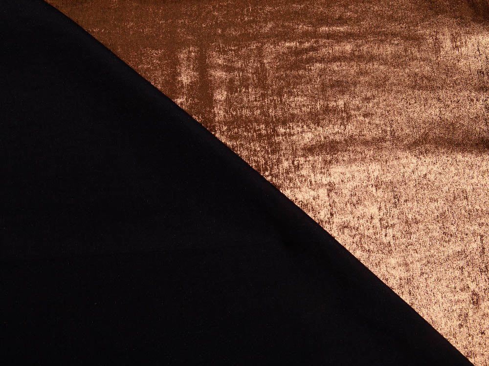 Webware Baumwollsatin Metallic - goldfarben