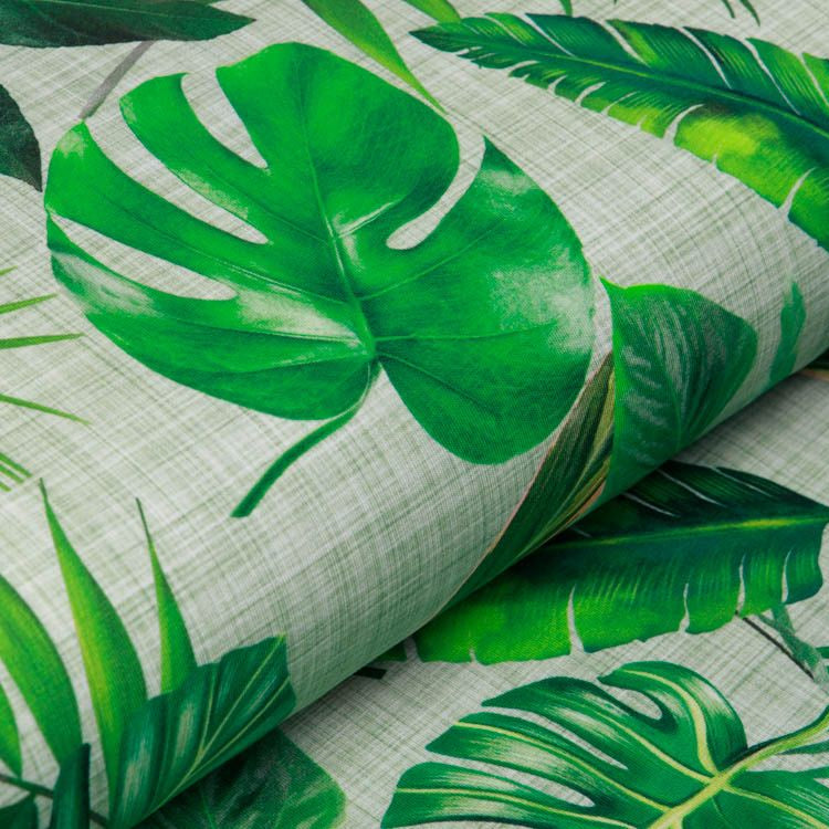 Jersey Digitalprint Stenzo - verschiedene Palmenblätter auf Kratzoptik