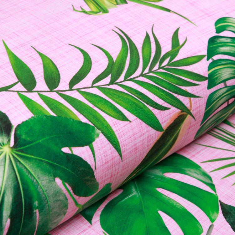 Jersey Digitalprint Stenzo - verschiedene Palmenblätter auf Kratzoptik