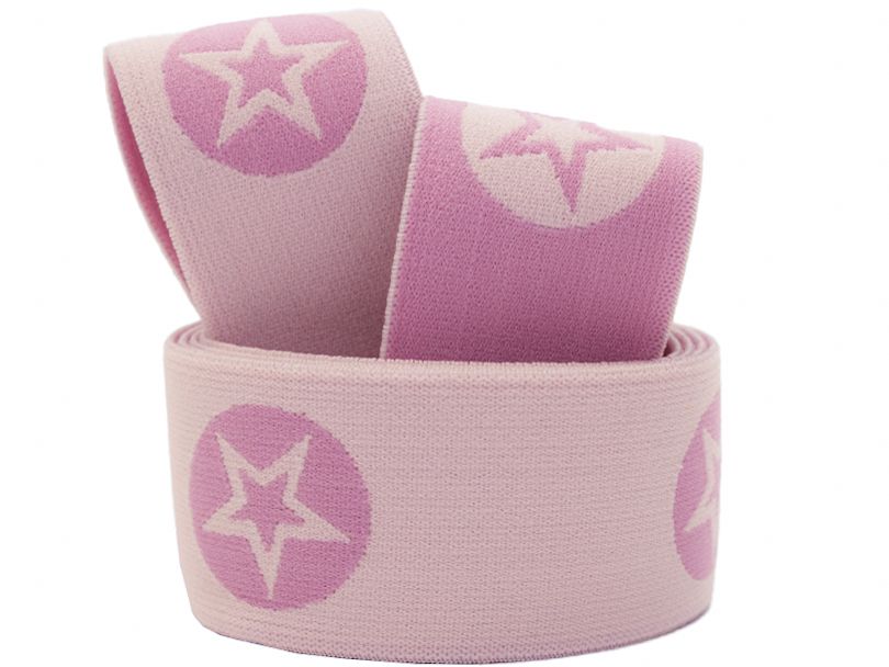 Gummiband weich ca. 40 mm - Sterne