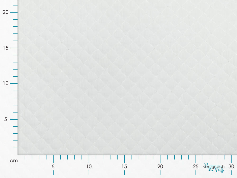 Musselin Double Gauze Rautenstepper - kleine Rauten - uni